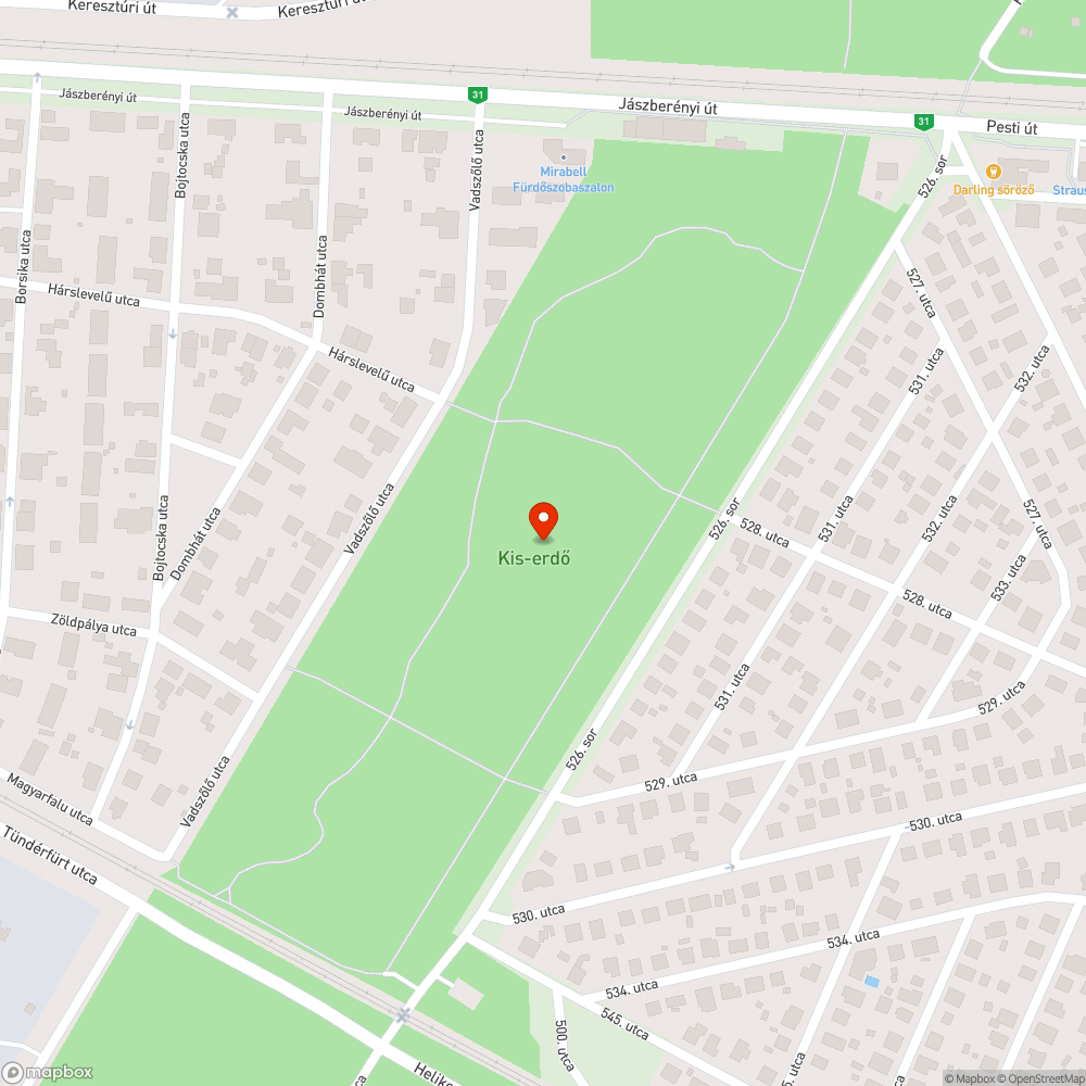 Elhanyagolt erdei bútorok bejelentés helye