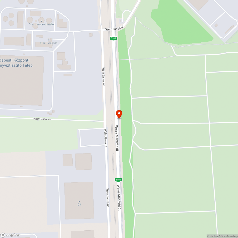 Weiss Manfréd út mellett szemét bejelentés helye