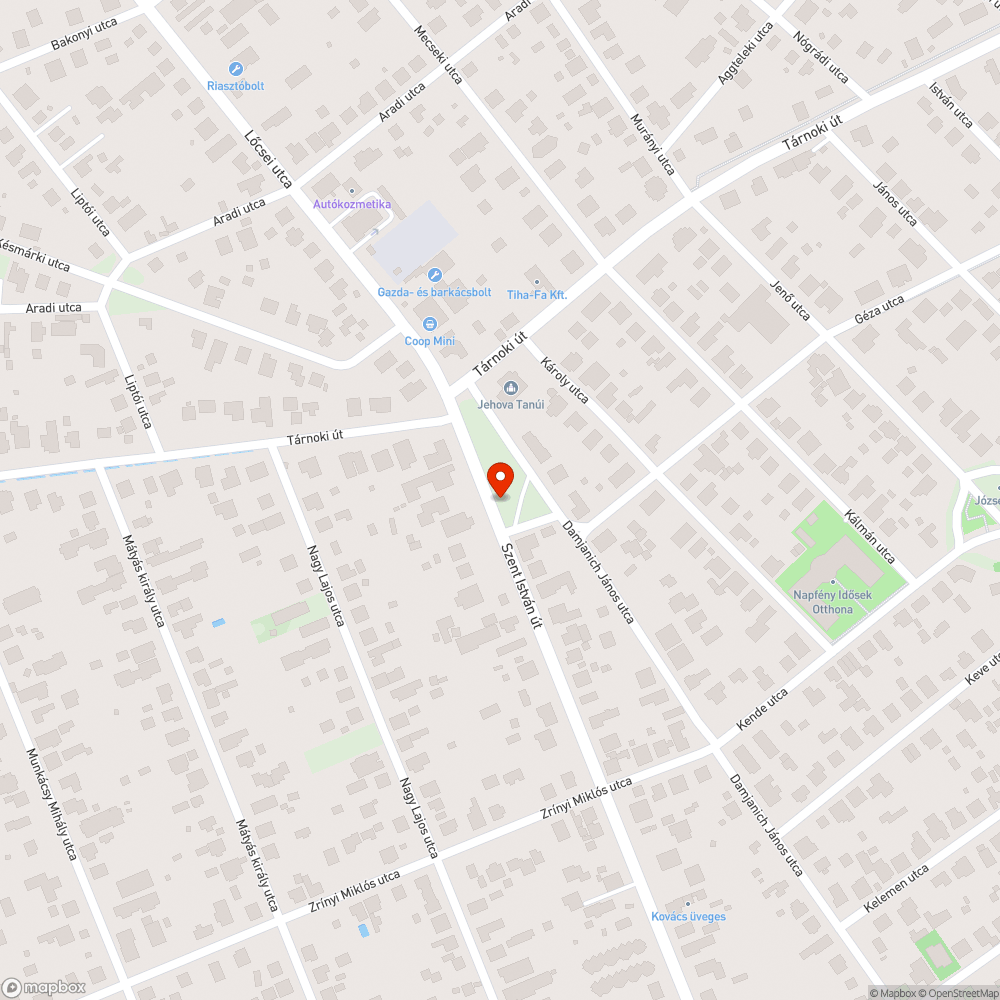 Nincs nőről elnevezett utca bejelentés helye