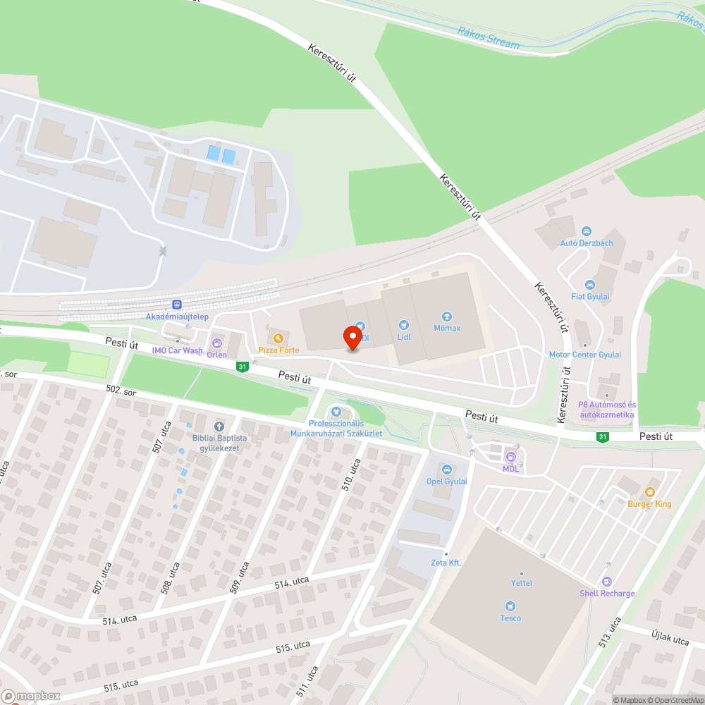 Reflektor felfogatása elengedett bejelentés helye