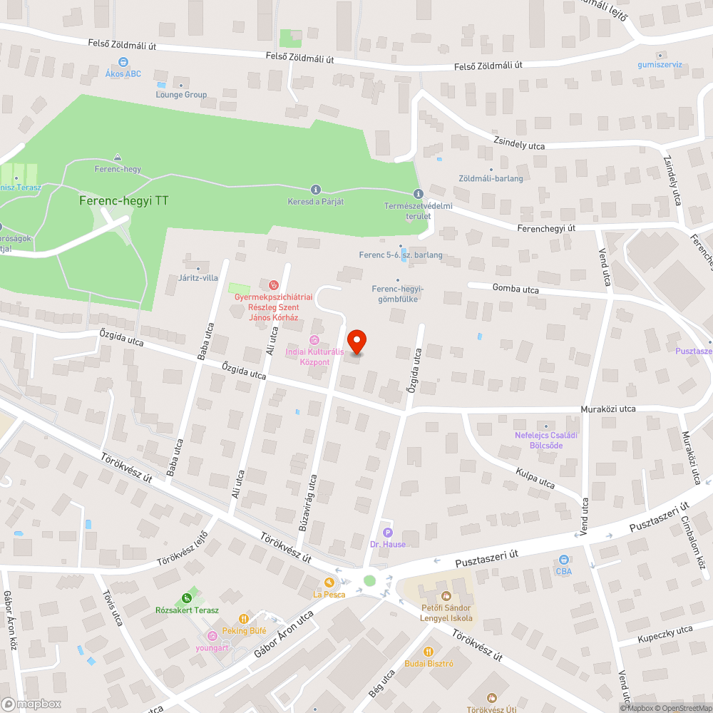 Elhagyott jármű bejelentés helye