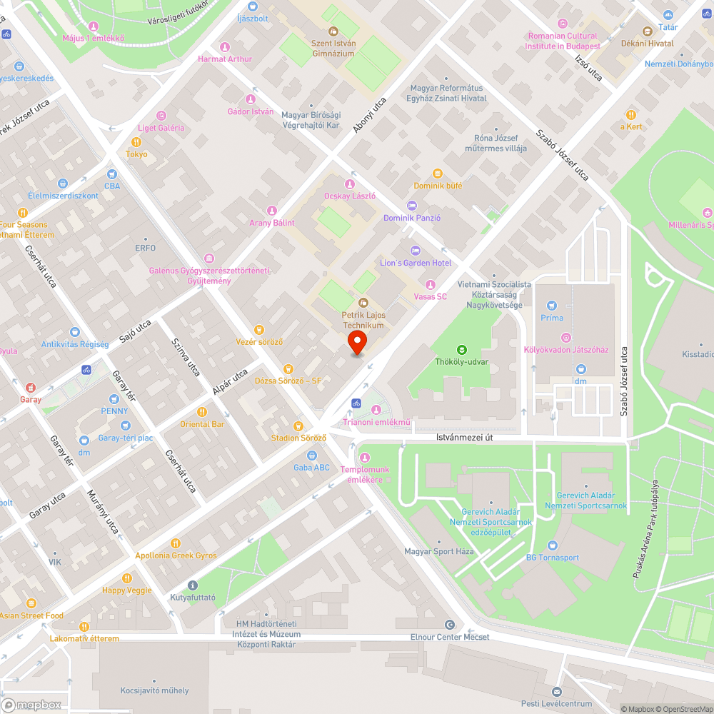 Elkoszolódott üléshuzat bejelentés helye