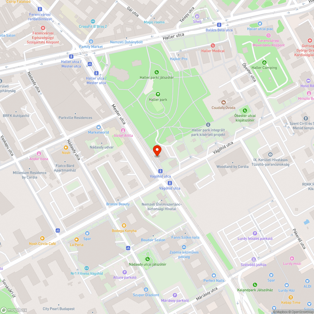 Eldugult vízelvezető bejelentés helye