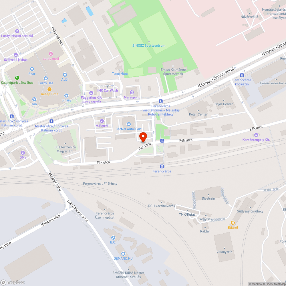 Falevél-takaró az úton bejelentés helye