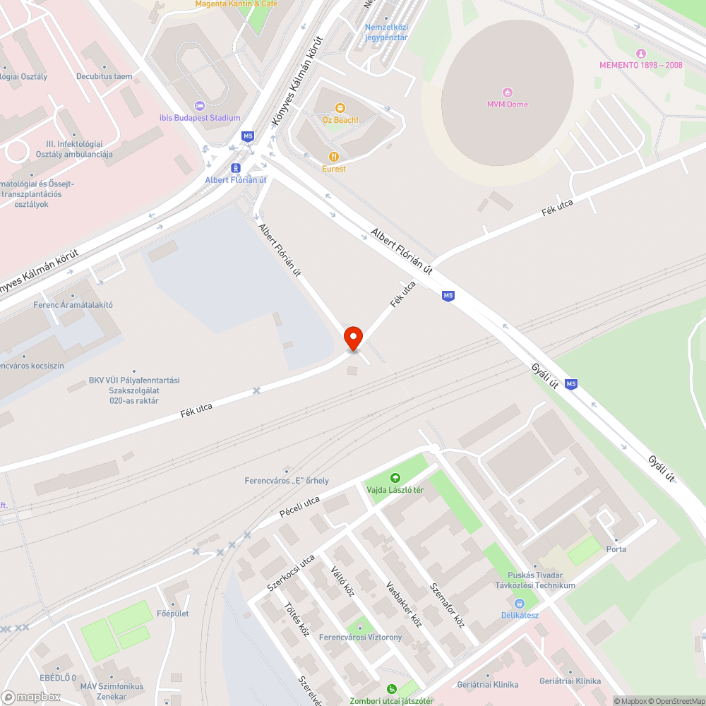 Elhagyott gépjármű bejelentés helye