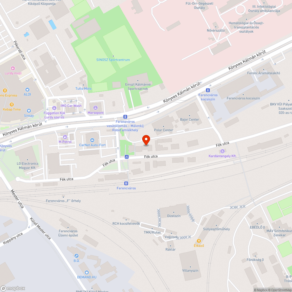 Szemetes járdaszakasz bejelentés helye