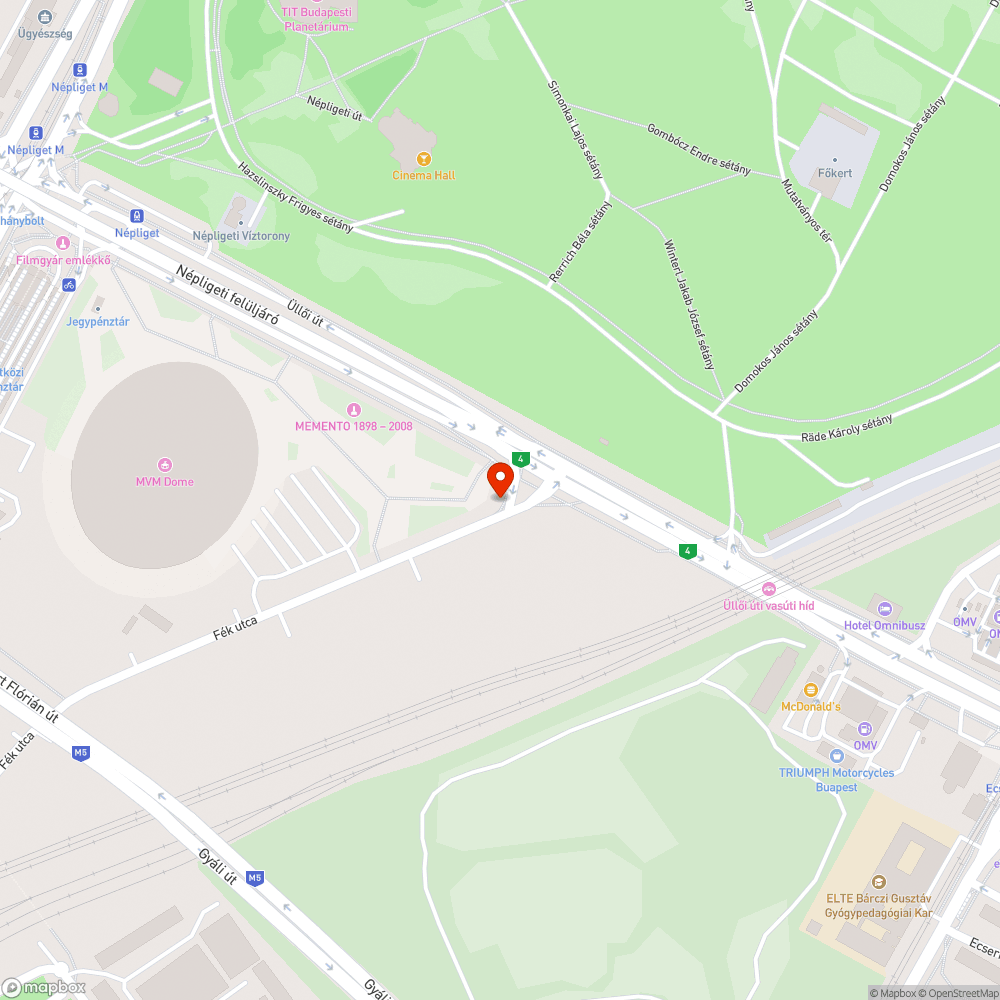 Szeméttel borított zöldövezet bejelentés helye