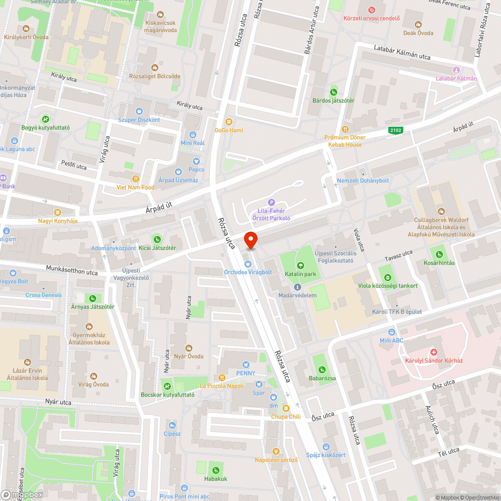 Régóta álló furgon bejelentés helye