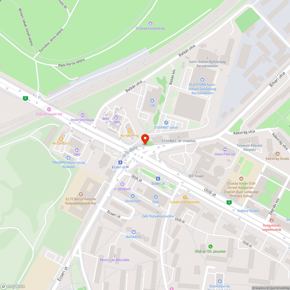 Elhagyott szemét az Üllői út és a Ceglédi út sarkán bejelentés helye