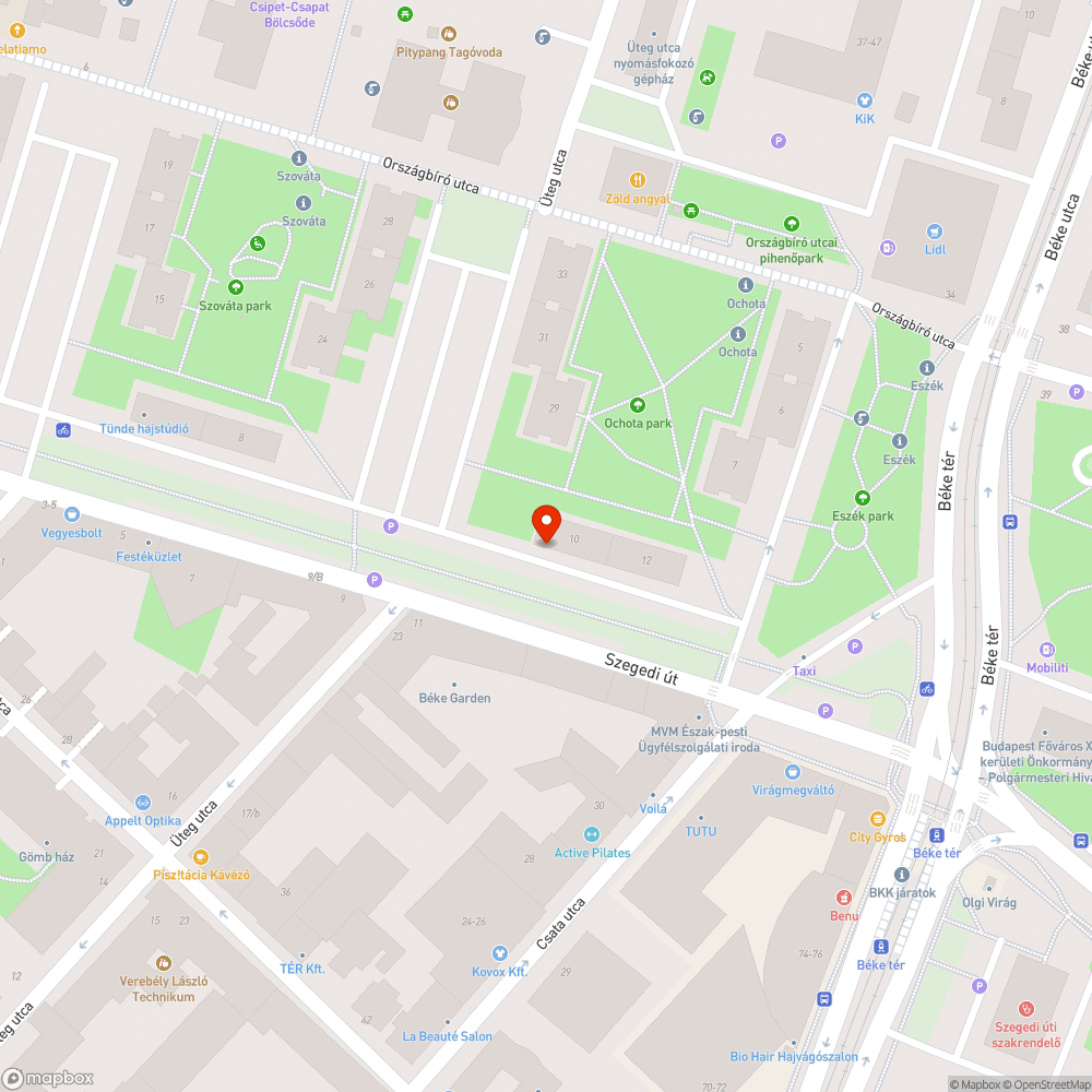 Beszakadt a kerékpárút bejelentés helye