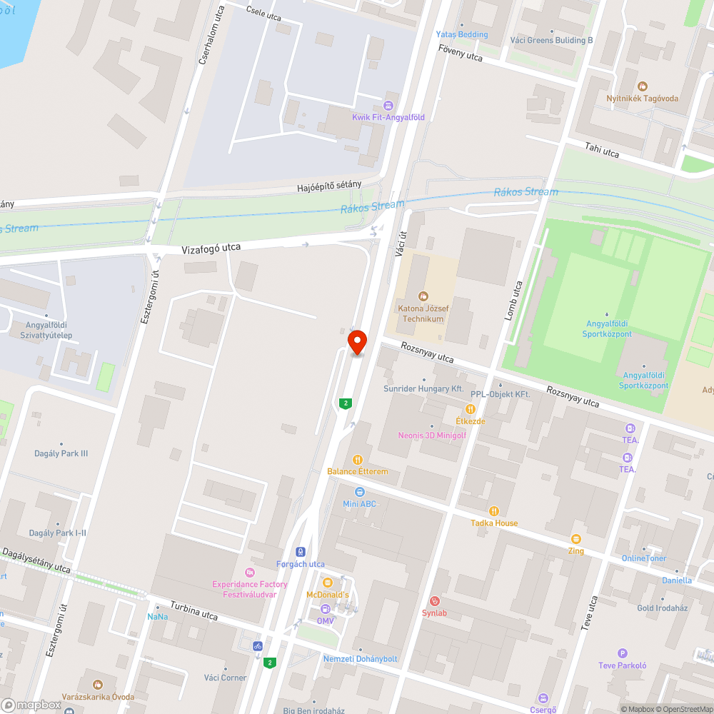 Kilőtt trafi bejelentés helye