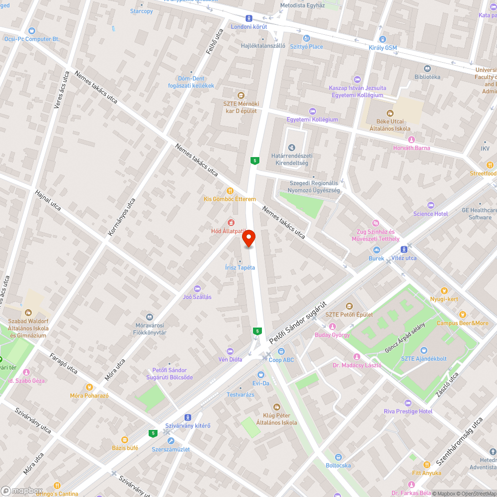 Fára dobott gumiabroncs bejelentés helye