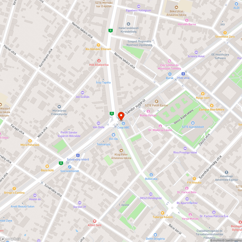 Felpöndörült, hiányos aszfalt bejelentés helye