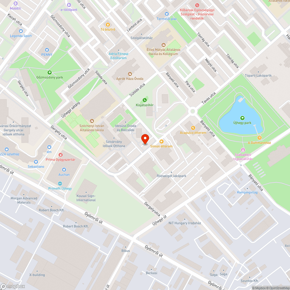 Elhagyott jármű bejelentés helye