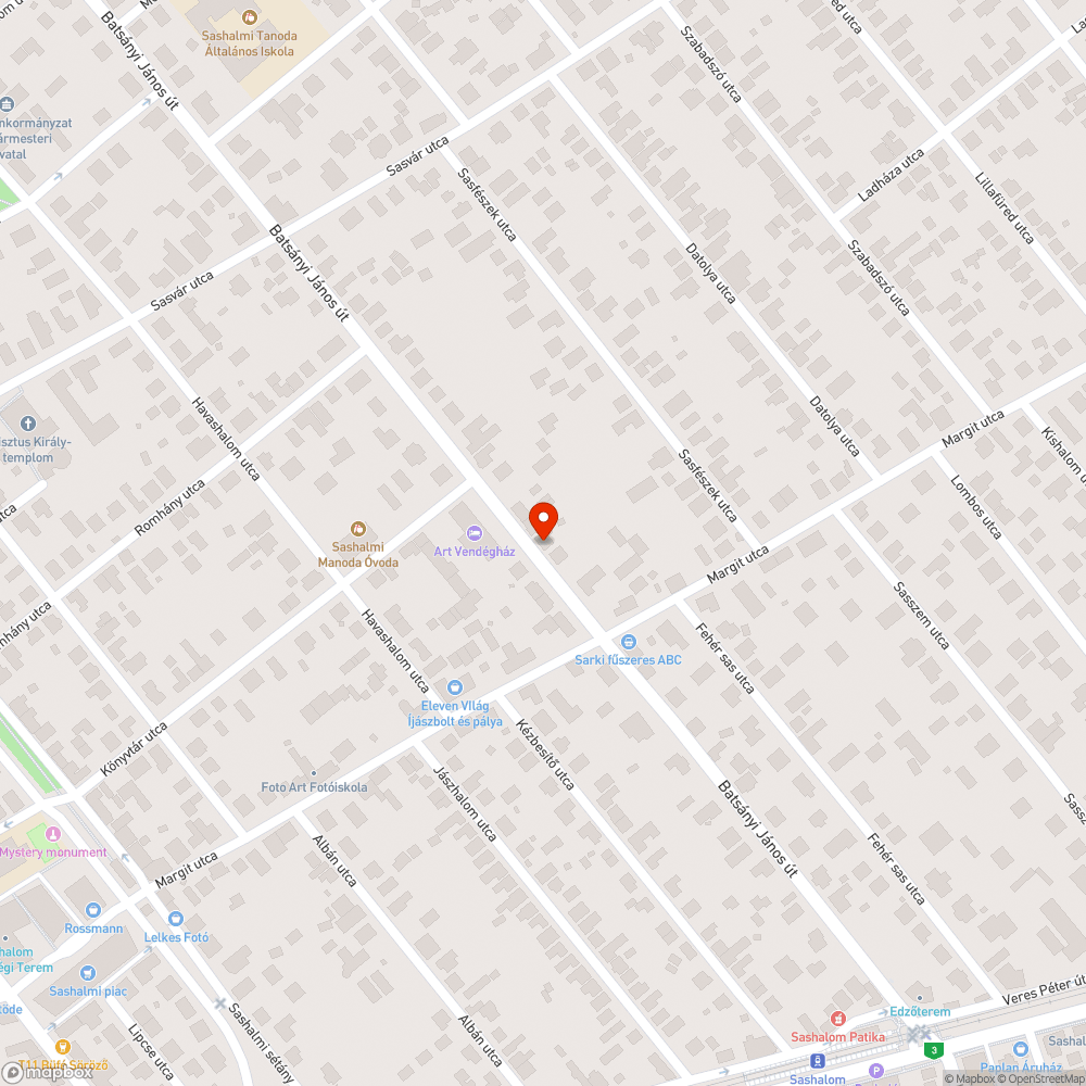 Járda beszakadt bejelentés helye