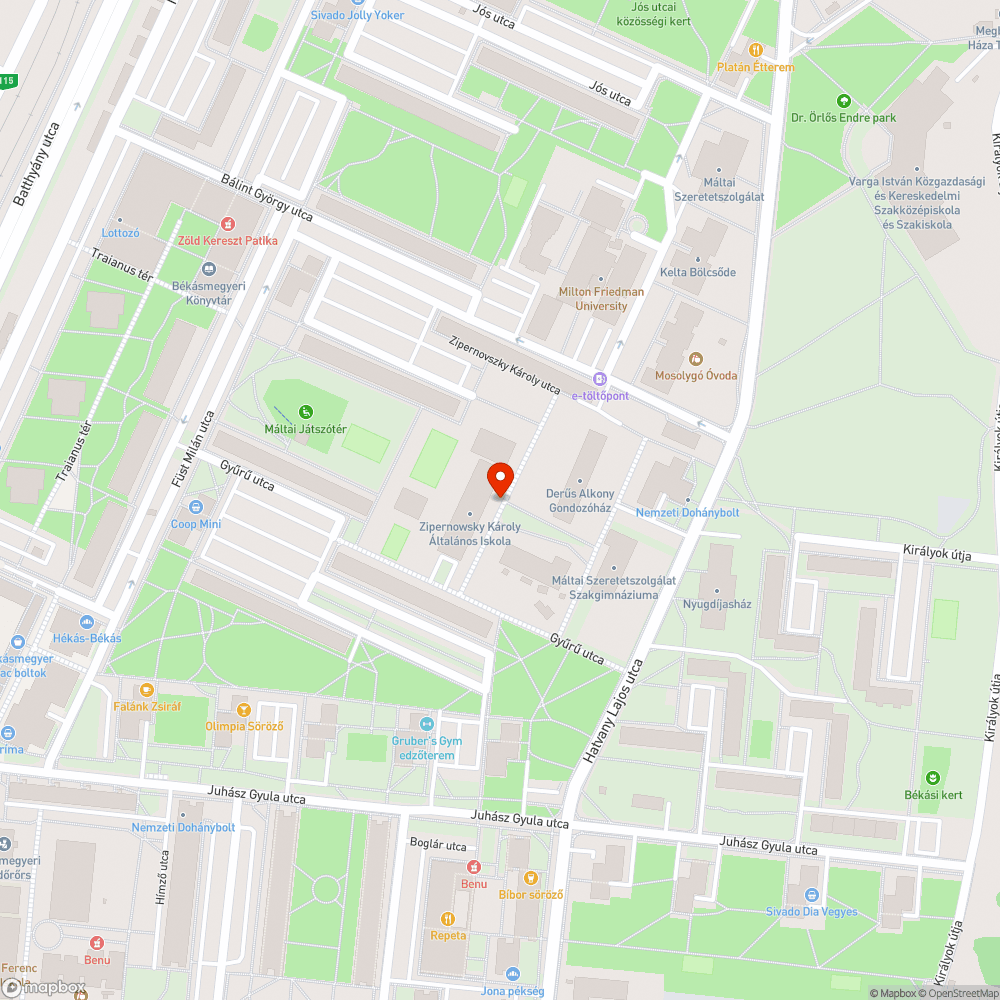 Járműközlekedés a sétányon bejelentés helye