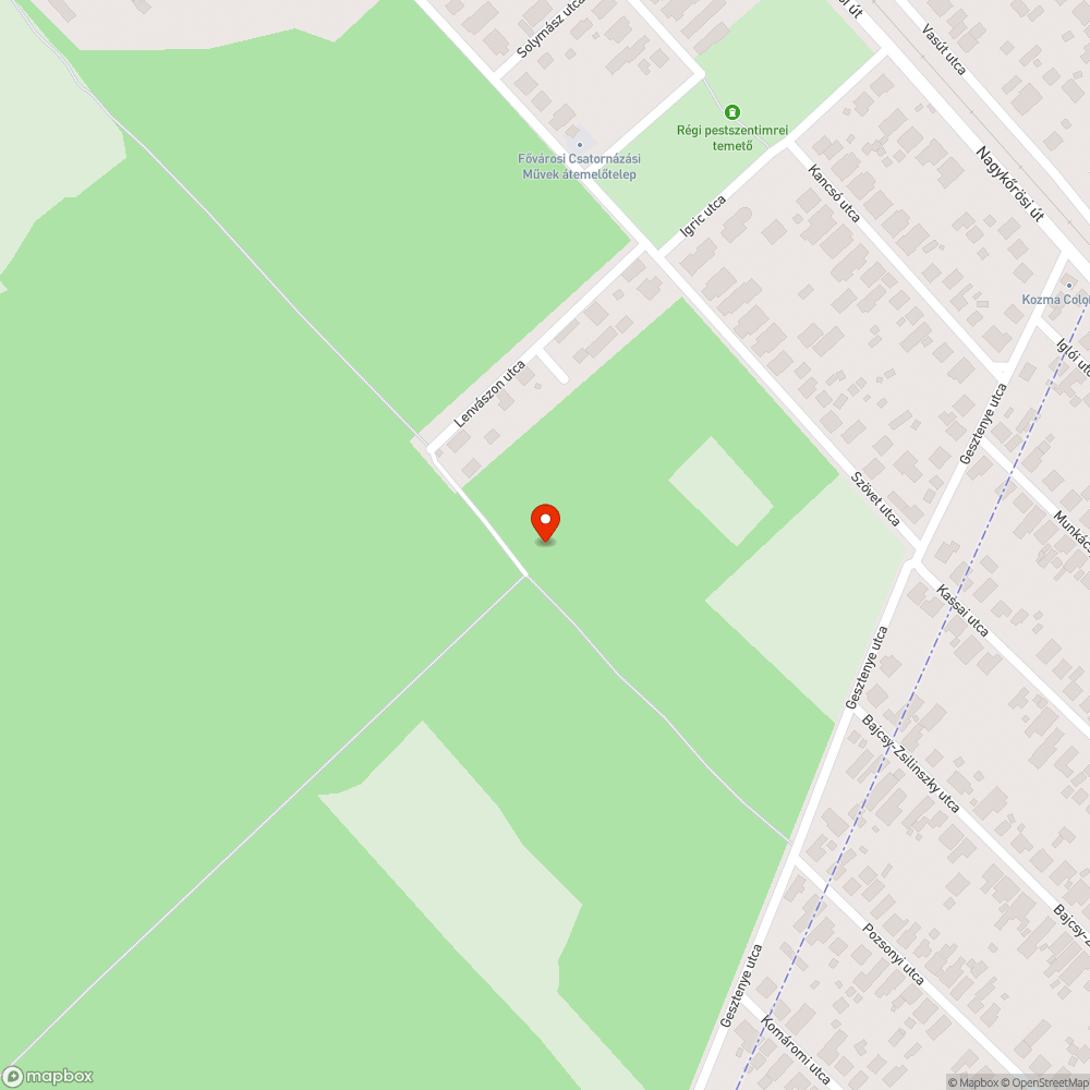 Szemét bejelentés helye