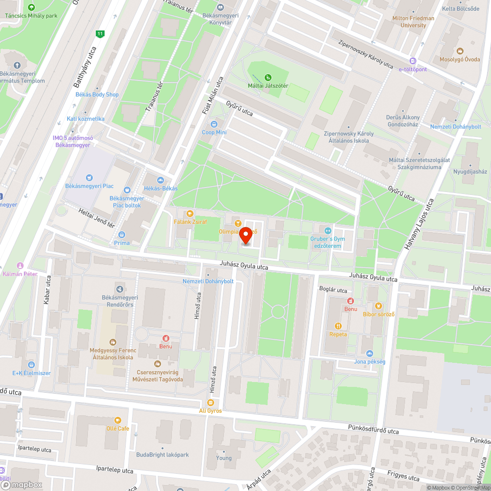 Tönkretett zöldfelületek bejelentés helye