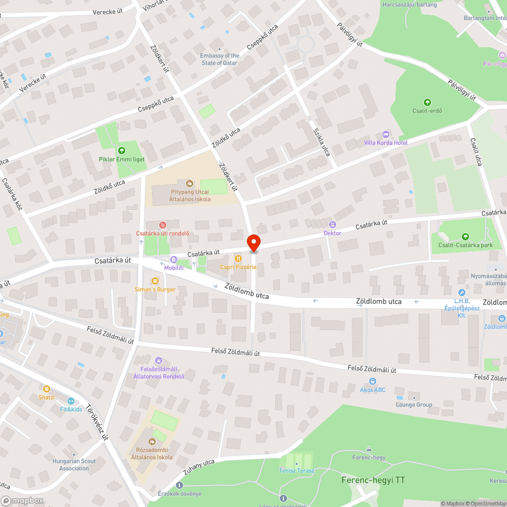 Rossz állapotú út bejelentés helye