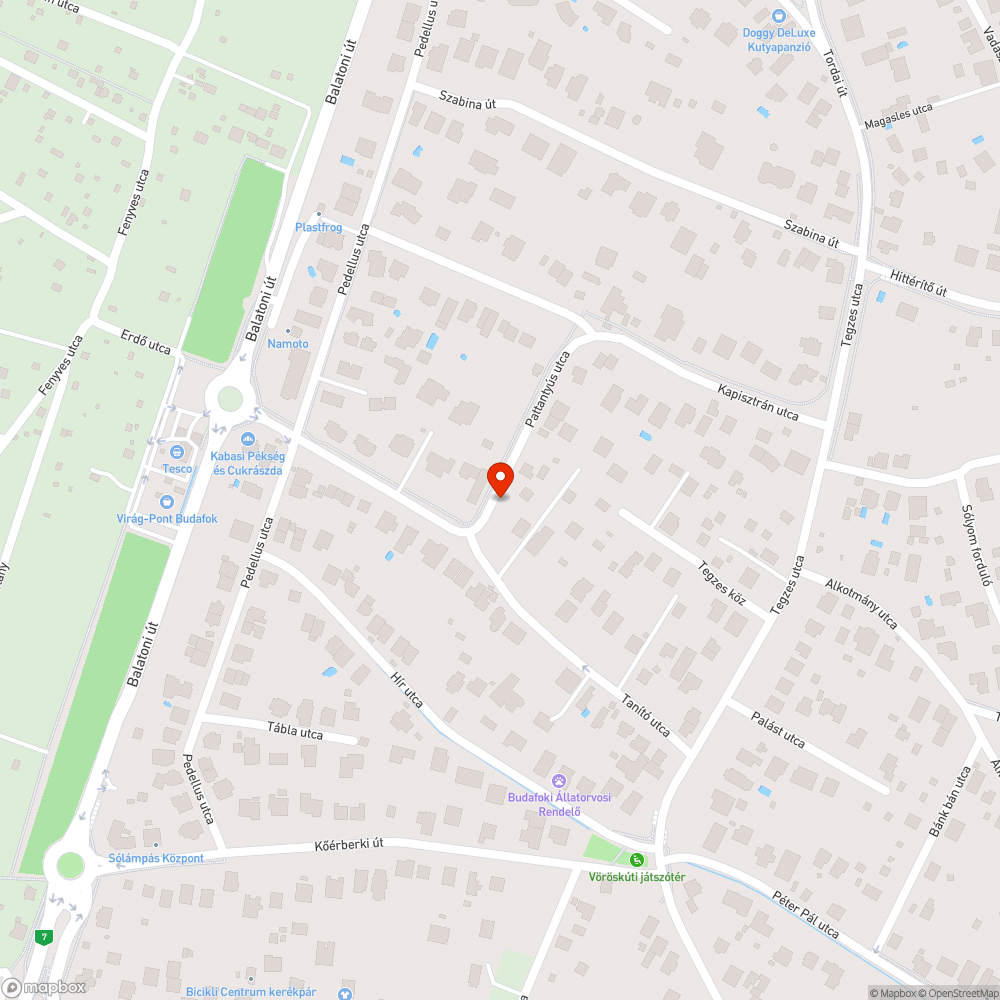 Elhanyagolt árok bejelentés helye