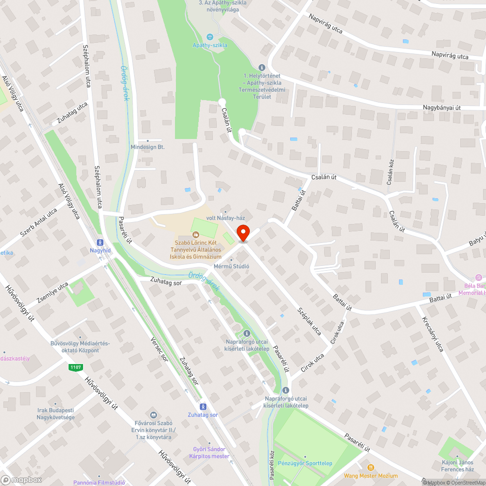 Közvilágítás lámpabúra leesve bejelentés helye