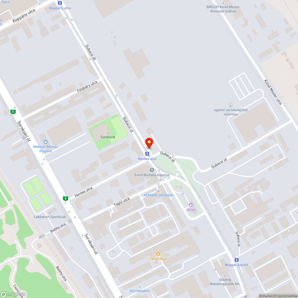 Hentes utca villamosmegállóban homofób felirat bejelentés helye