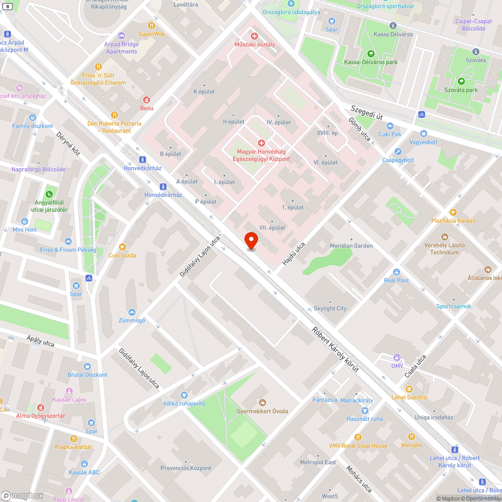 Hiányzó fa bejelentés helye