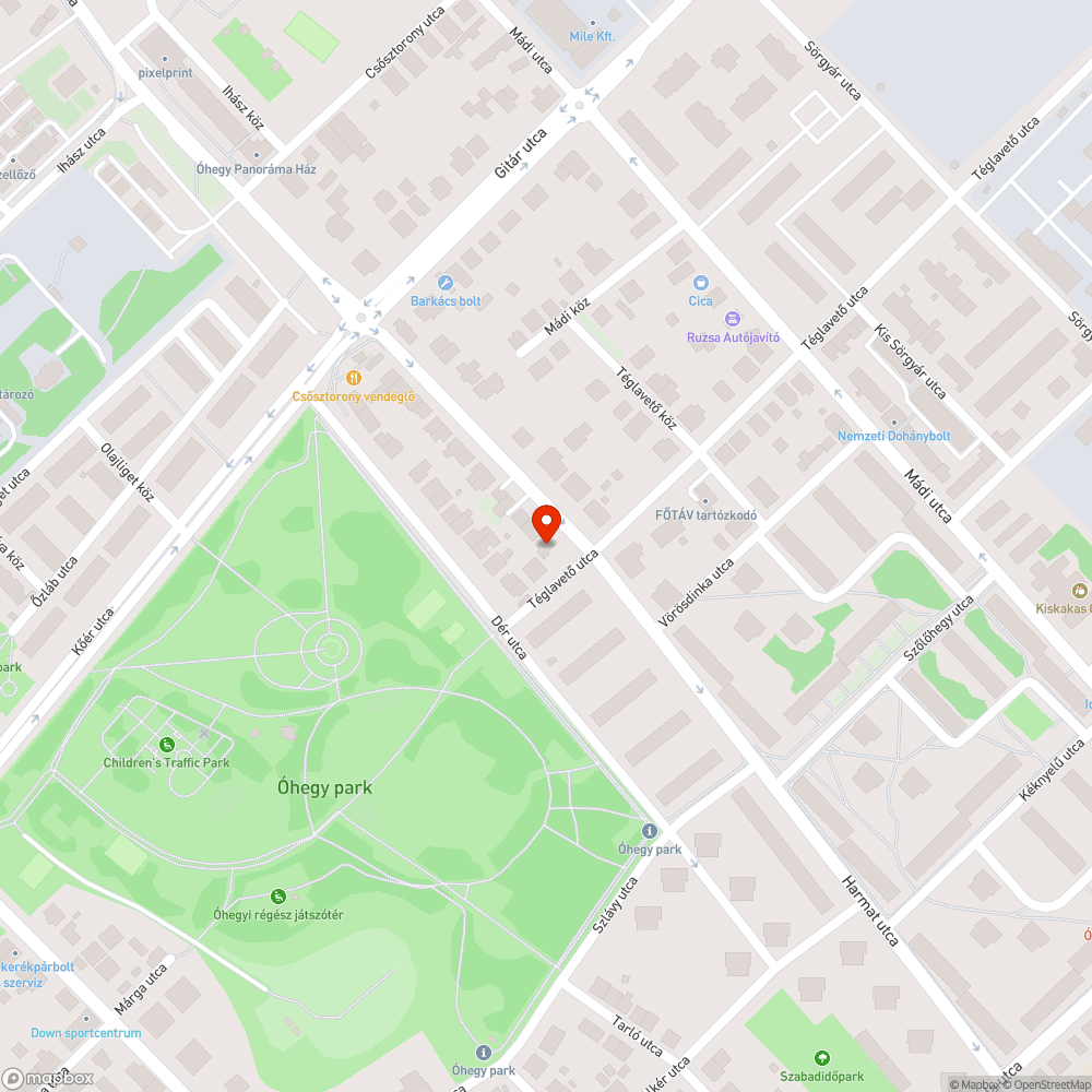 Tönkrement fedlap bejelentés helye