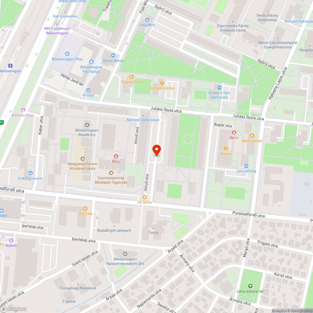 Letakarva bejelentés helye