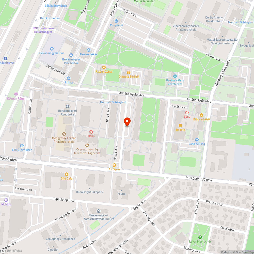 Letakarva bejelentés helye