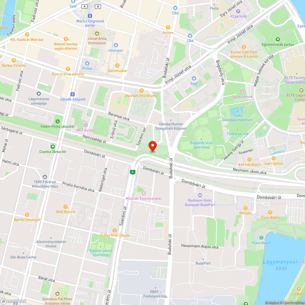 Veszélyes járda és bicikliút 2. bejelentés helye