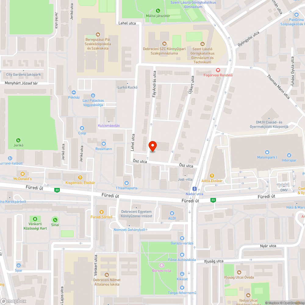 Rendezetlen parkolás bejelentés helye