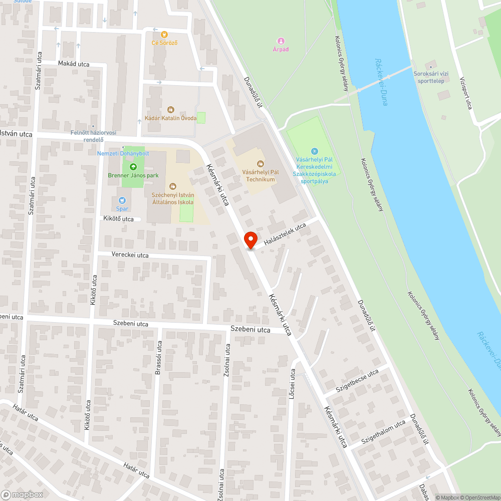 Beláthatatlan kereszteződés bejelentés helye