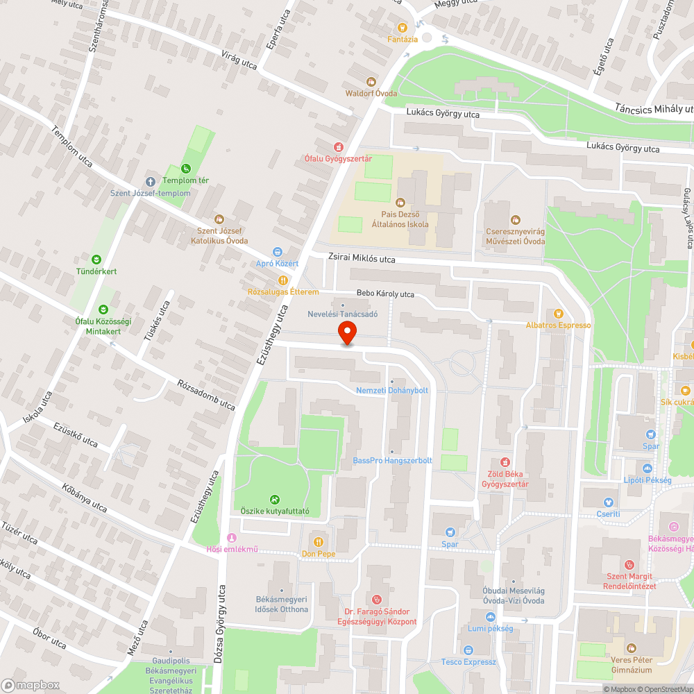 Jendrassik György utca 5.  Itthagyott autó bejelentés helye