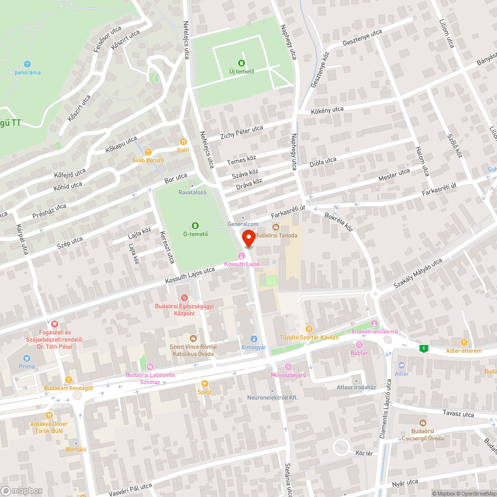 Billegő fedlap bejelentés helye