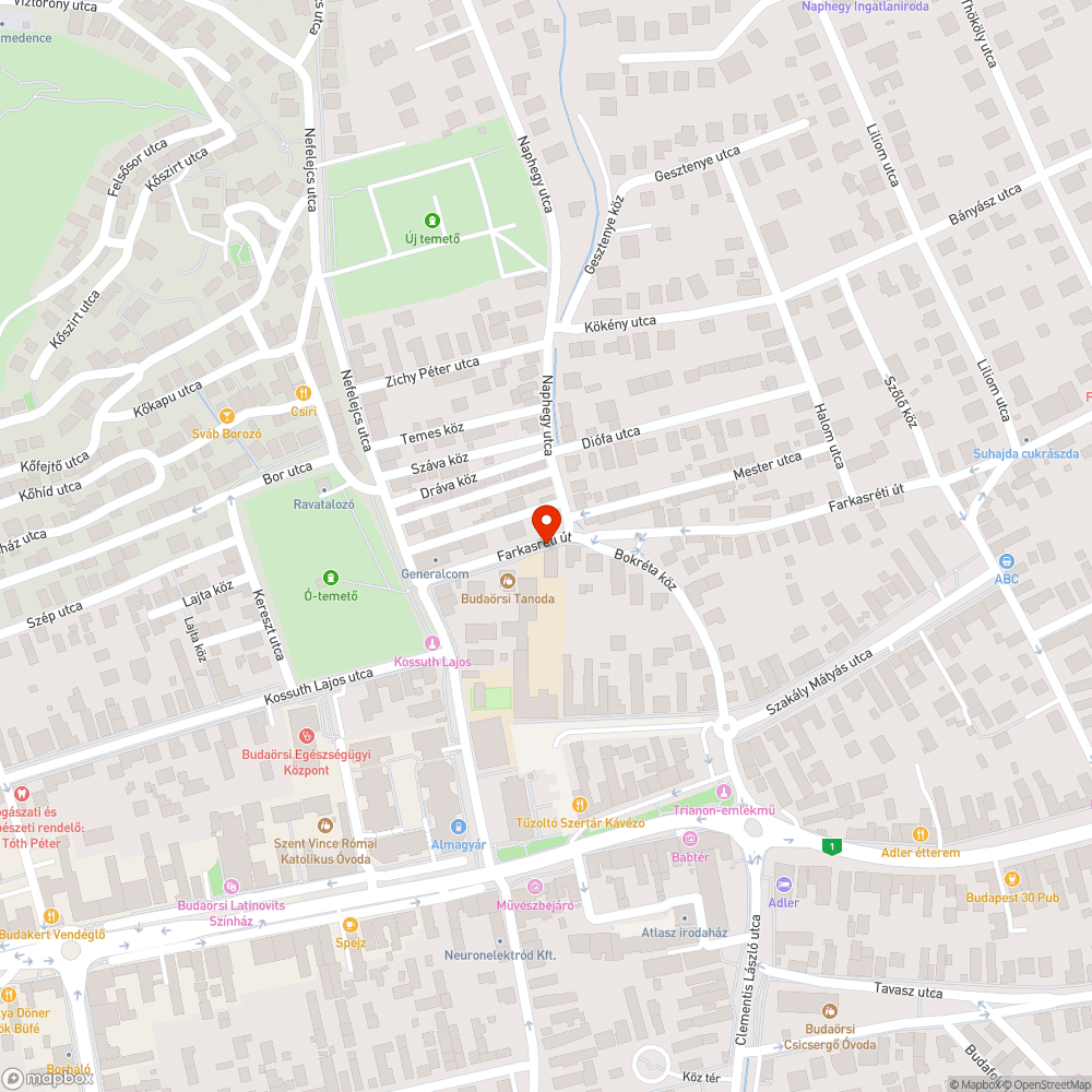 Elhagyott bóják bejelentés helye