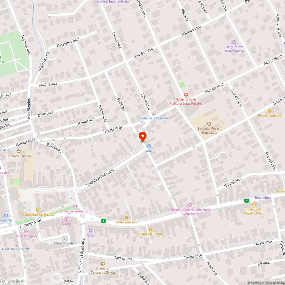 Hiányzó járdarész bejelentés helye