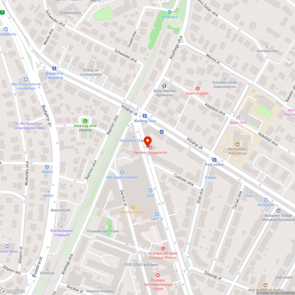 Veszélyes és elöregedett fák bejelentés helye