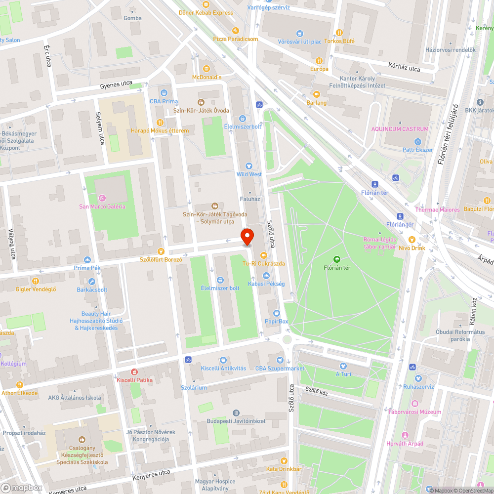 Tábla, kamera, fa kombó bejelentés helye