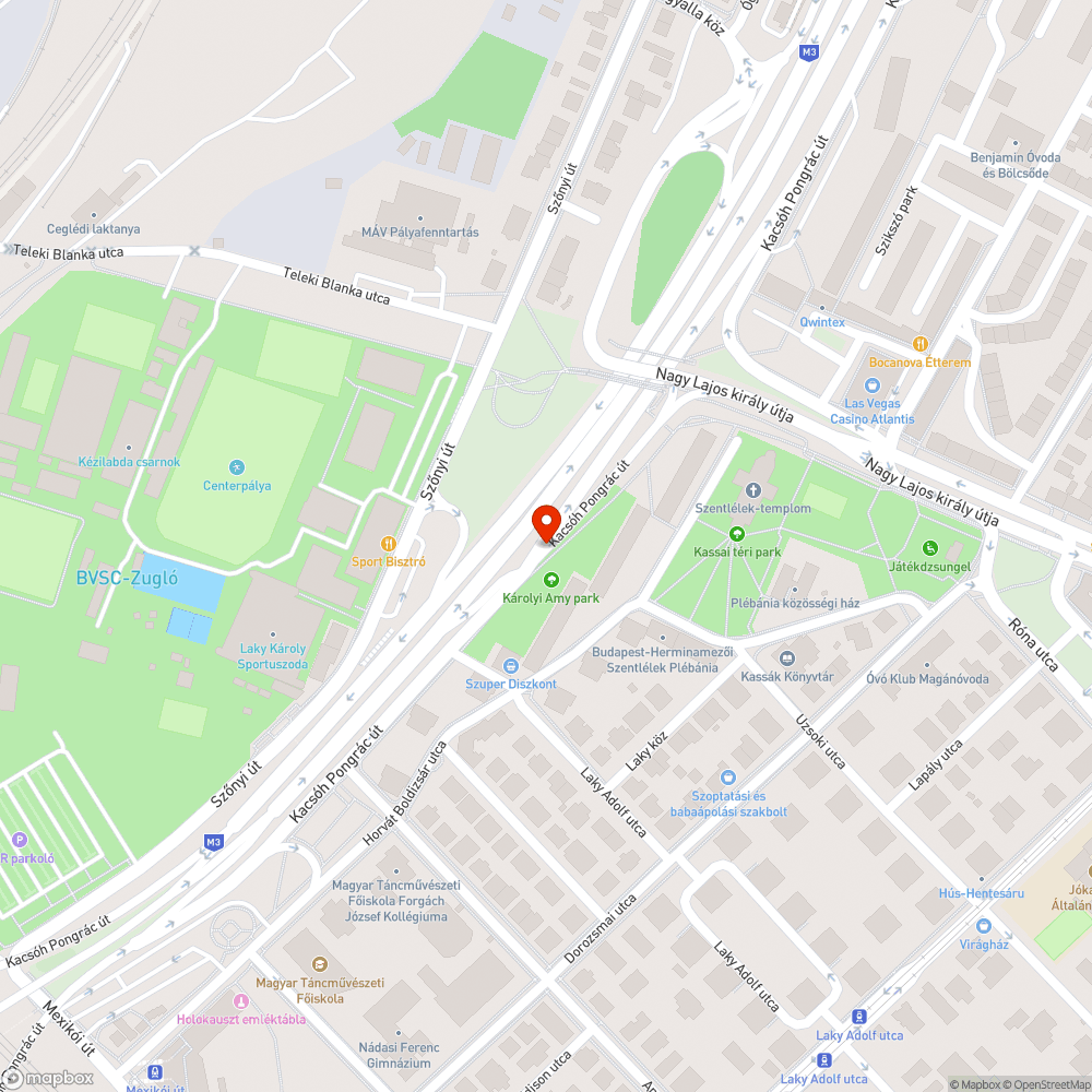 Roncs bejelentés helye