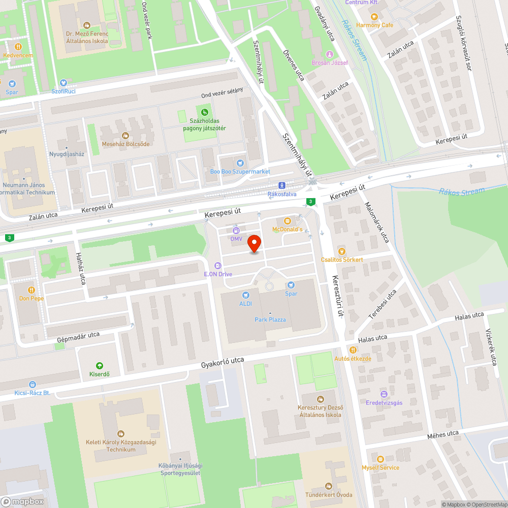 Roncs bejelentés helye