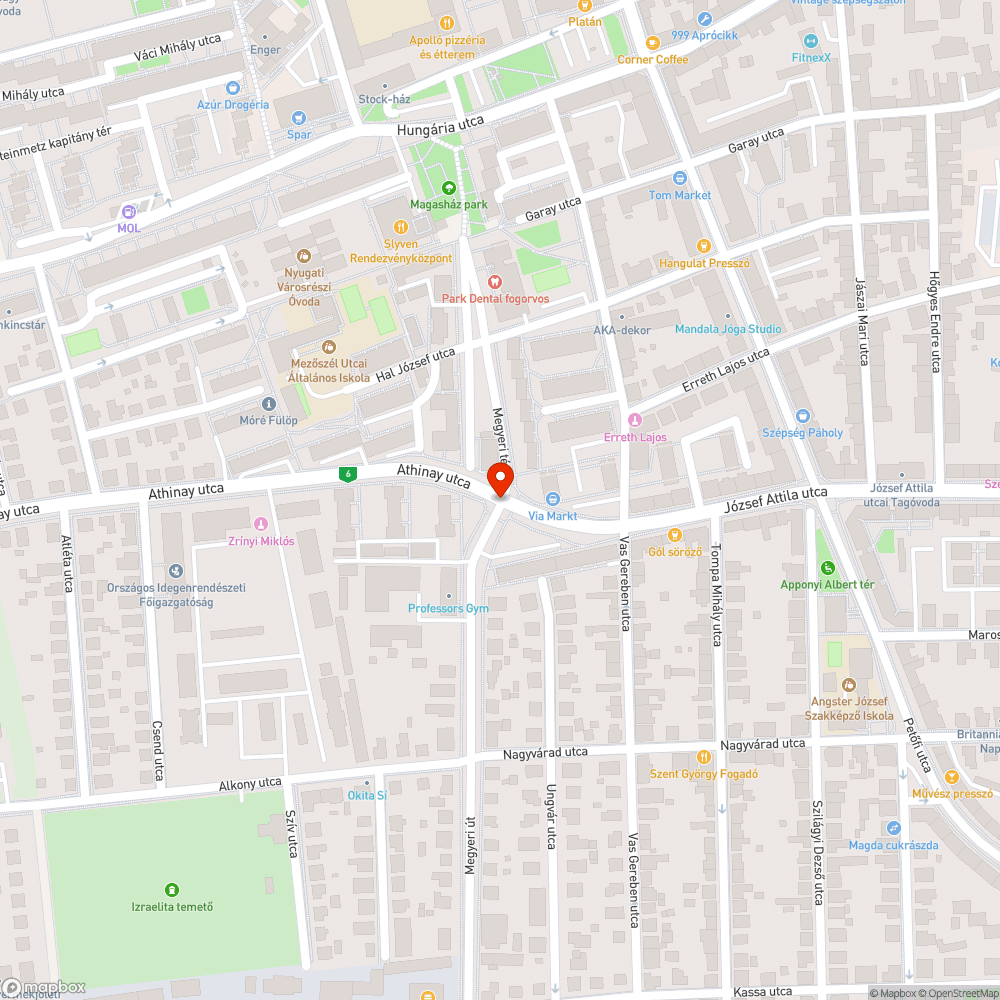 Jobbra kanyarodás segítése bejelentés helye