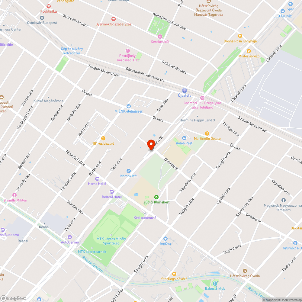 Kivágott és gazos, elhanyagolt FŐKERT fák bejelentés helye