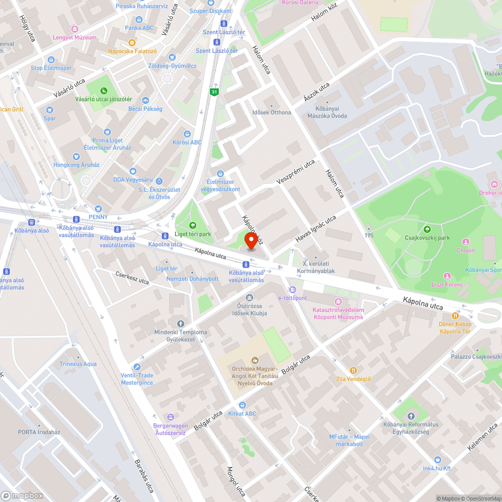 Veszteglő jármű, ammónia szag bejelentés helye