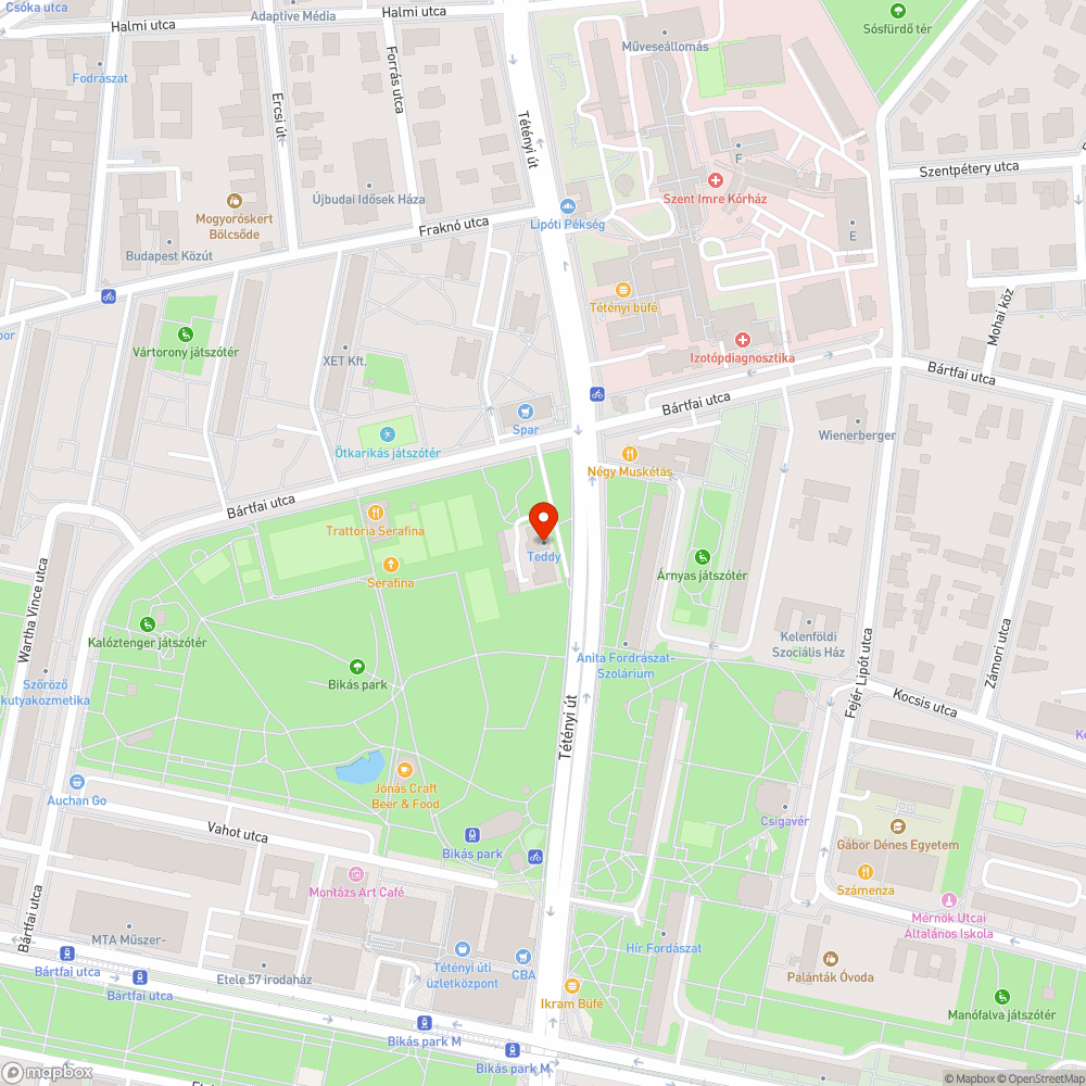 Kátyúk és töredezett út bejelentés helye