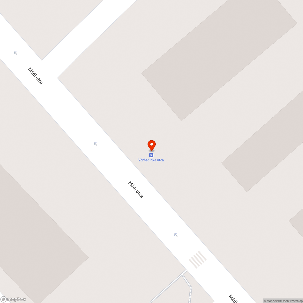 Kopott pad a buszmegállóban bejelentés helye