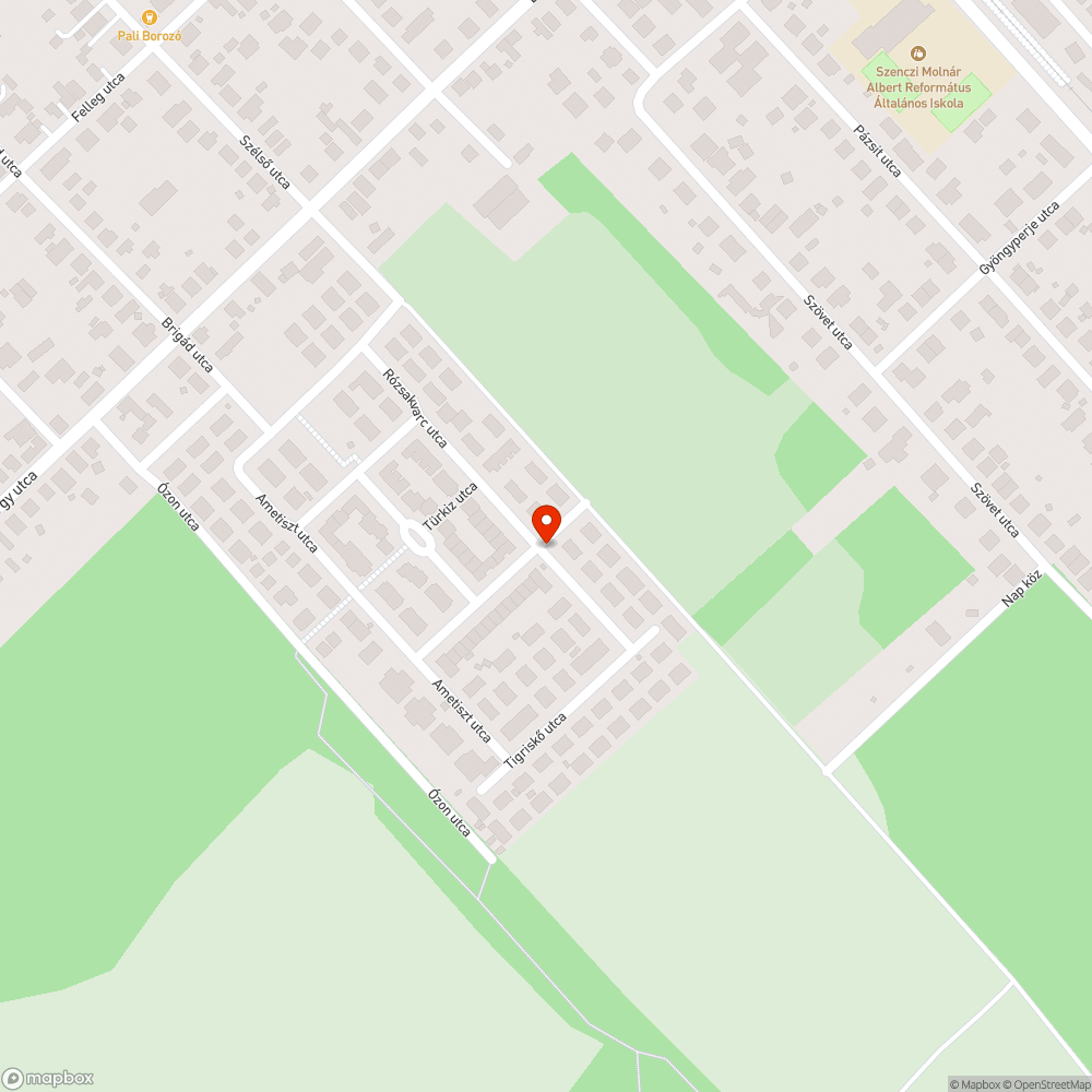 Hiányzó utcatábla bejelentés helye