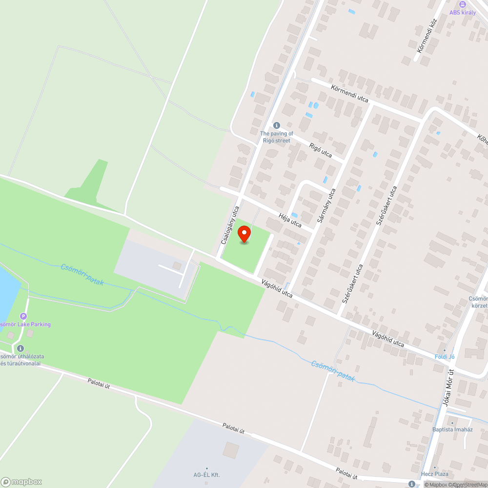 Szeméttel teleszórt játszótér bejelentés helye