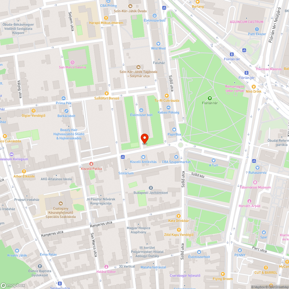 Óriási kátyú bejelentés helye