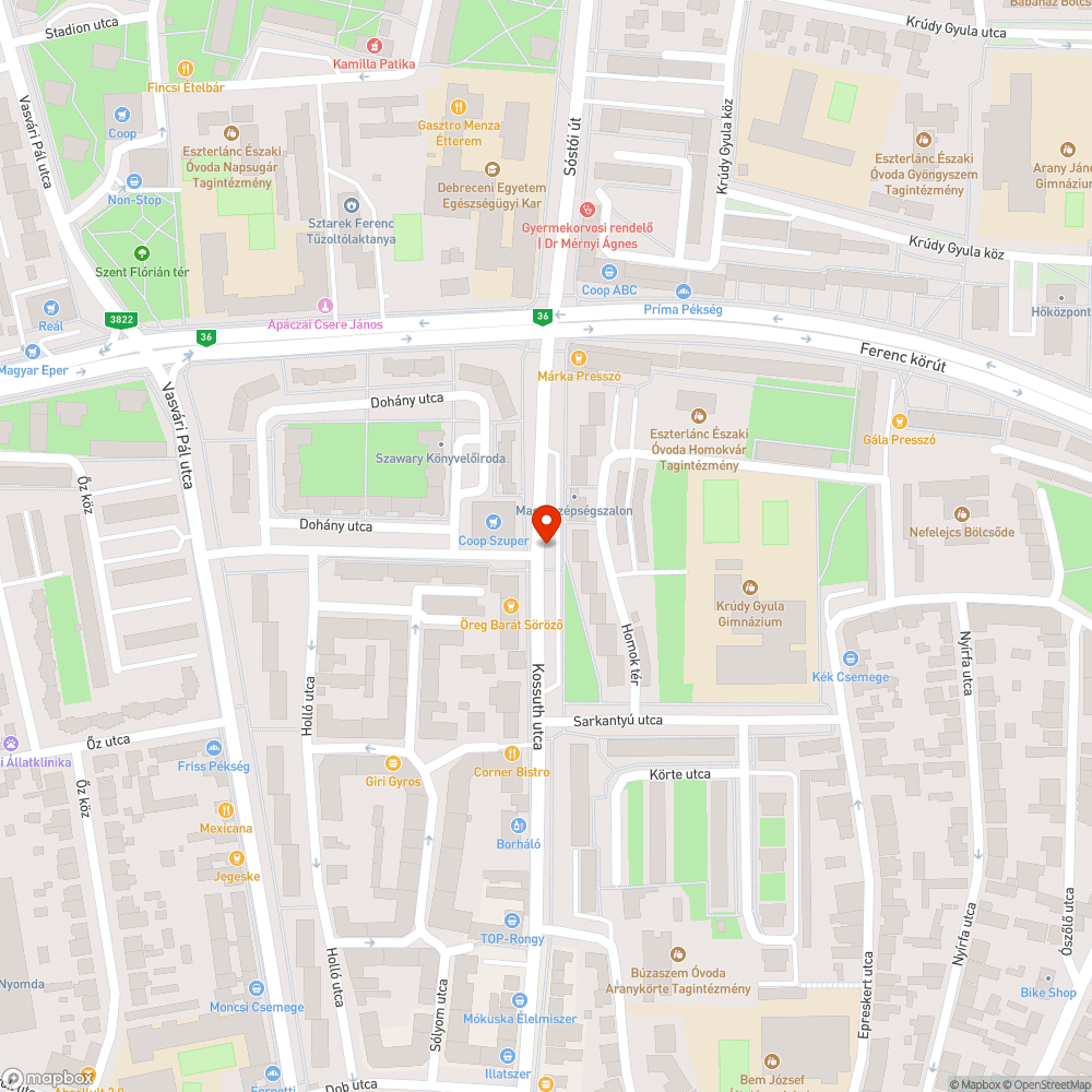 Akadálymentes buszmegálló hiánya bejelentés helye